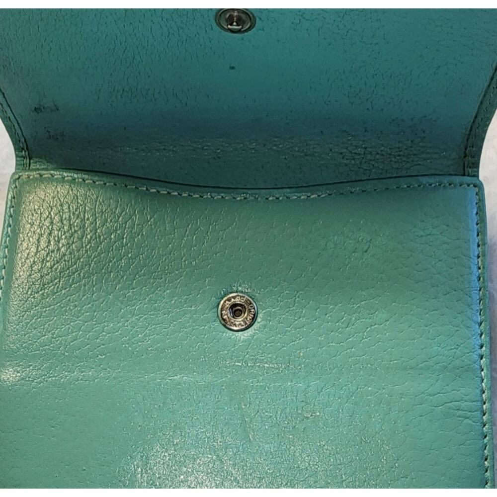 Tiffany & Company Vintage Blue Turn Lock Wallet - Picture 9 of 16